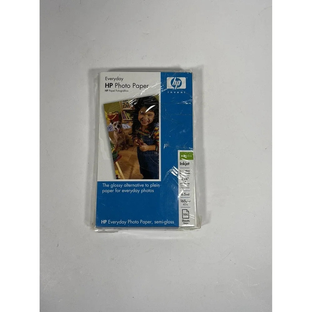 HP‎ Q5440A - Everyday Photo Paper, Glossy, 4 x 6, 100 Sheets Hp Invent New